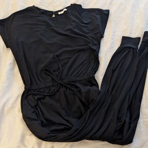 Black romper/jumpsuit small comfy